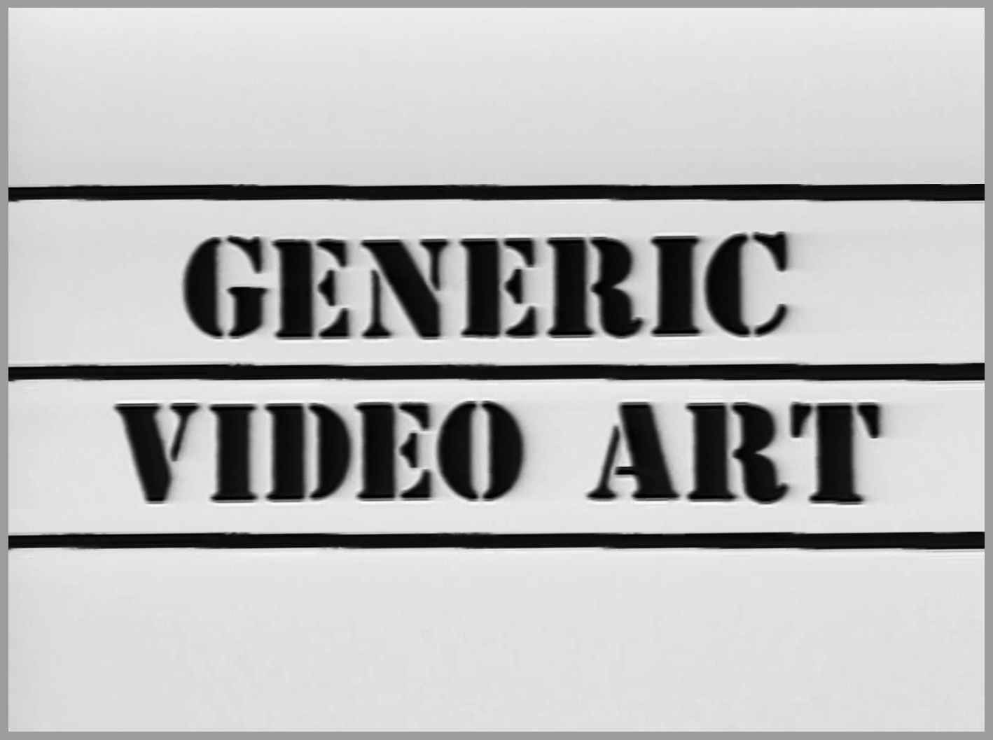Generic Video Art, Laurie McDonald
